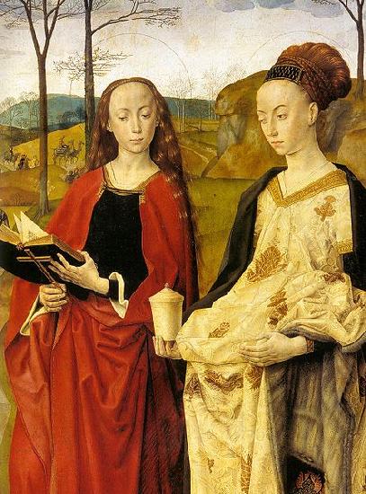  Sts Margaret and Mary Magdalene with Maria Portinari